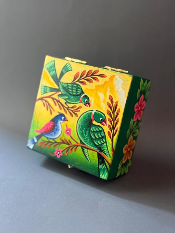 Bird Themed Wooden Jewellery Box - Image 3