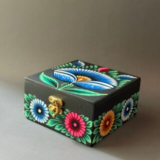 Rickshaw Paint Themed Wooden Jewellery Box (V1)