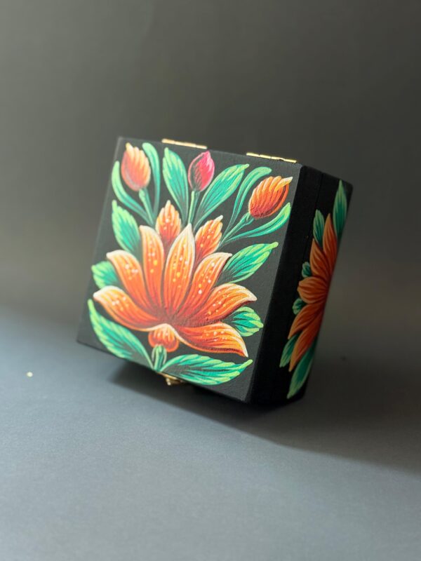 Rickshaw Paint Themed Wooden Jewellery Box (V2)