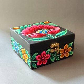 Rickshaw Paint Themed Wooden Jewellery Box (V3)