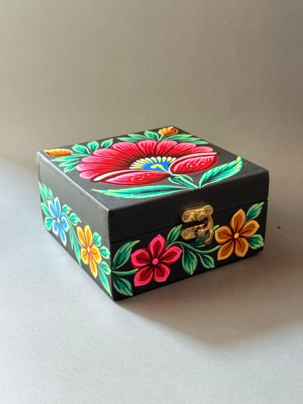 Rickshaw Paint Themed Wooden Jewellery Box (V3)