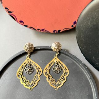 Copper Plated Earrings 1