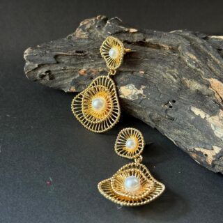 Copper Plated Earrings V5