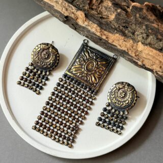 Electroplated Jamdani Shitahar Set 3