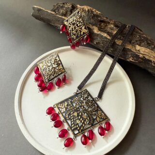 Electroplated Jamdani Shitahar Set 4