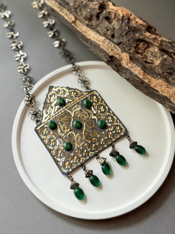 Electroplated Jamdani Shitahar Set 6.1