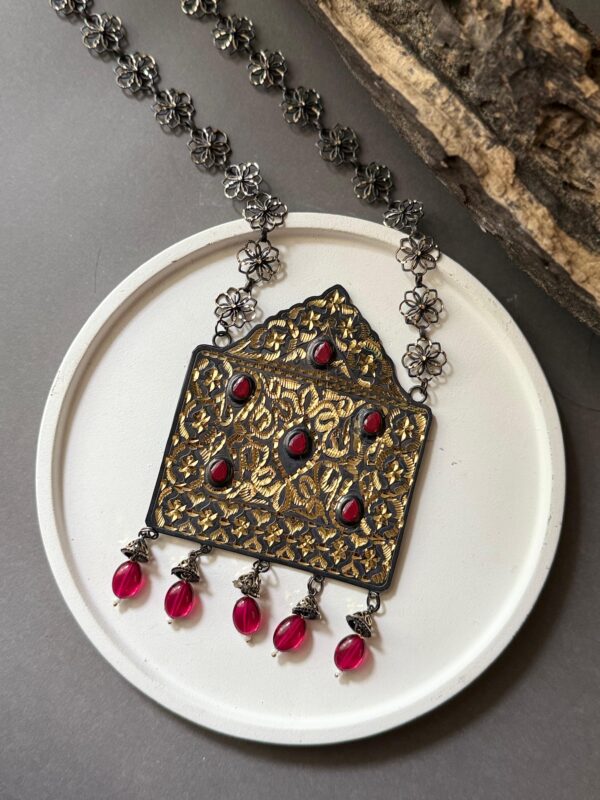 Electroplated Jamdani Shitahar Set 6.6