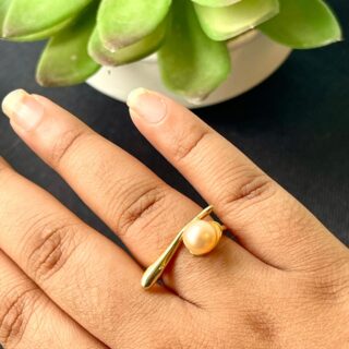 Pearl Finger Ring V15