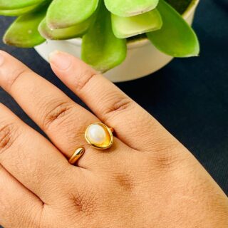 Pearl Finger Ring V21