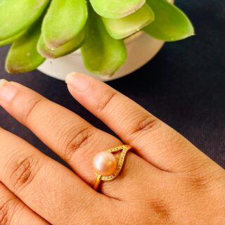 Pearl Finger Ring V22
