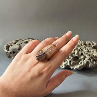 Stone Finger Ring V12