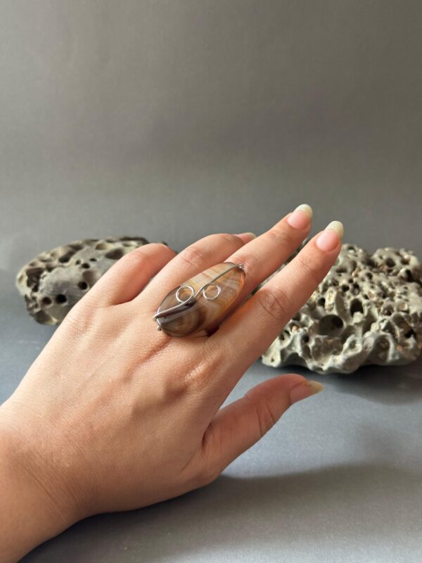 Stone Finger Ring V12
