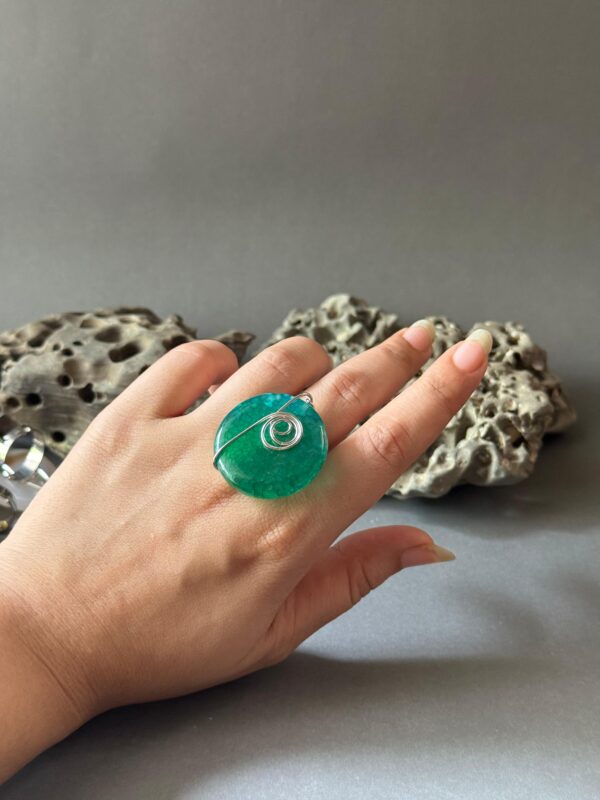 Stone Finger Ring V7