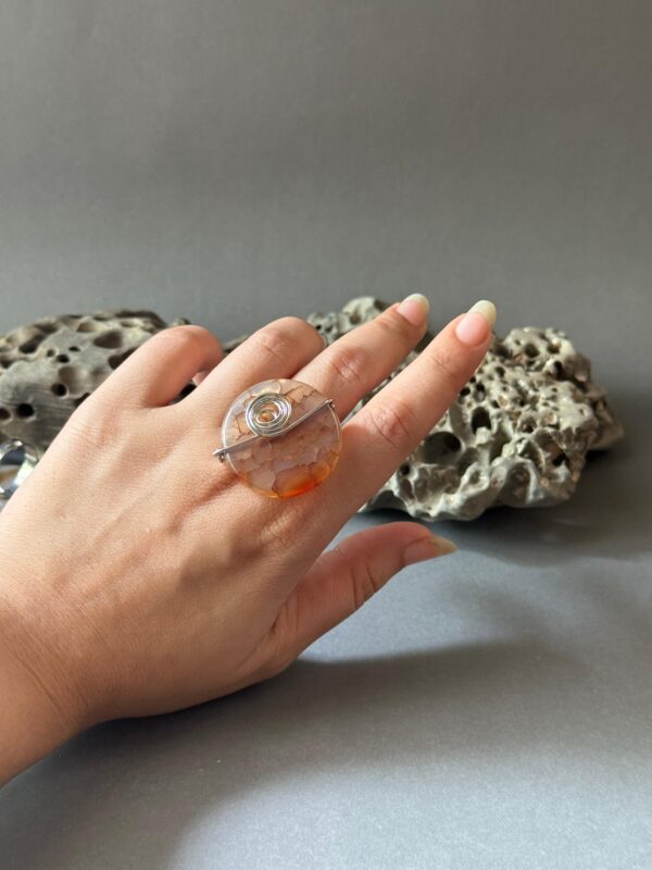 Stone Finger Ring V8