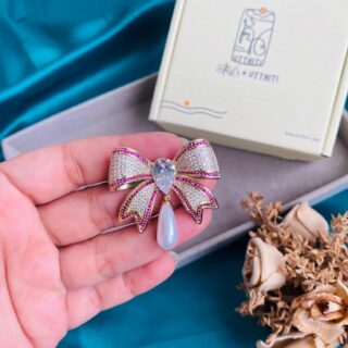 Stone Brooch V11