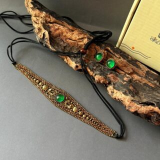 Antique Brass Choker Set V1