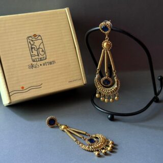 Antique Gold Drop Earrings V2