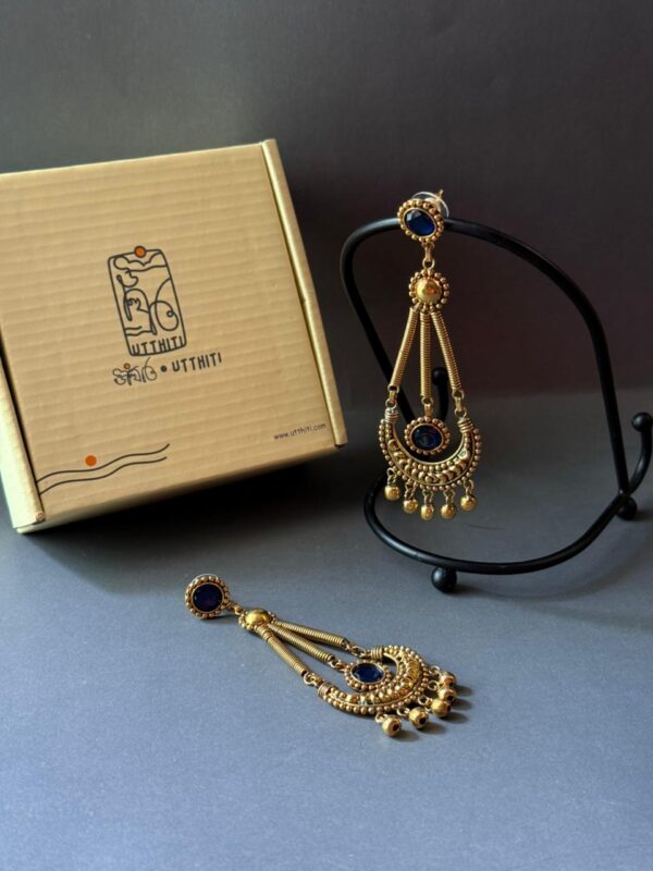 Antique Gold Drop Earrings V2