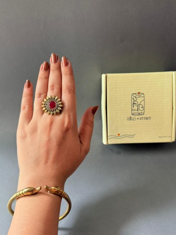 Antique Gold Finger Ring V1 - Image 3