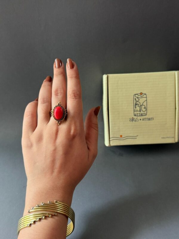 Antique Gold Finger Ring V4