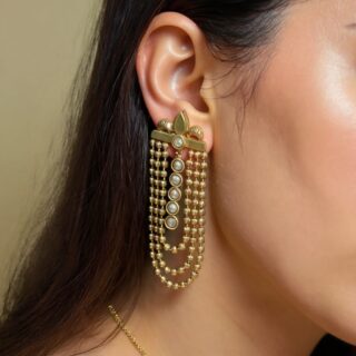 Lotus Jhumka