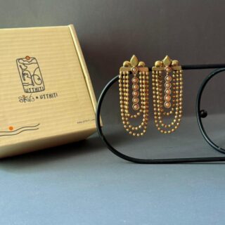Lotus Drape Jhumka