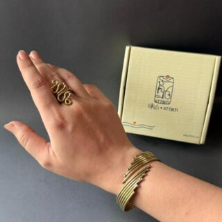 Multi Wire Coil Bangle