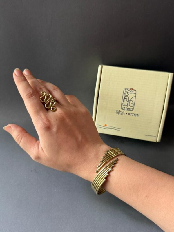 Multi Wire Coil Bangle