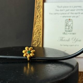 Green Stone Floral Nath V1