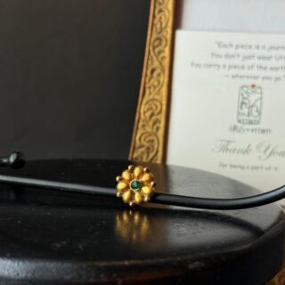 Green Stone Floral Nath V2