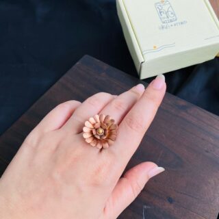 Rose Gold Flower Ring