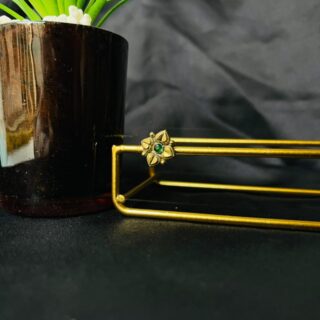 Green Stone Floral Nath V3