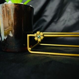 Green Stone Floral Nath V5