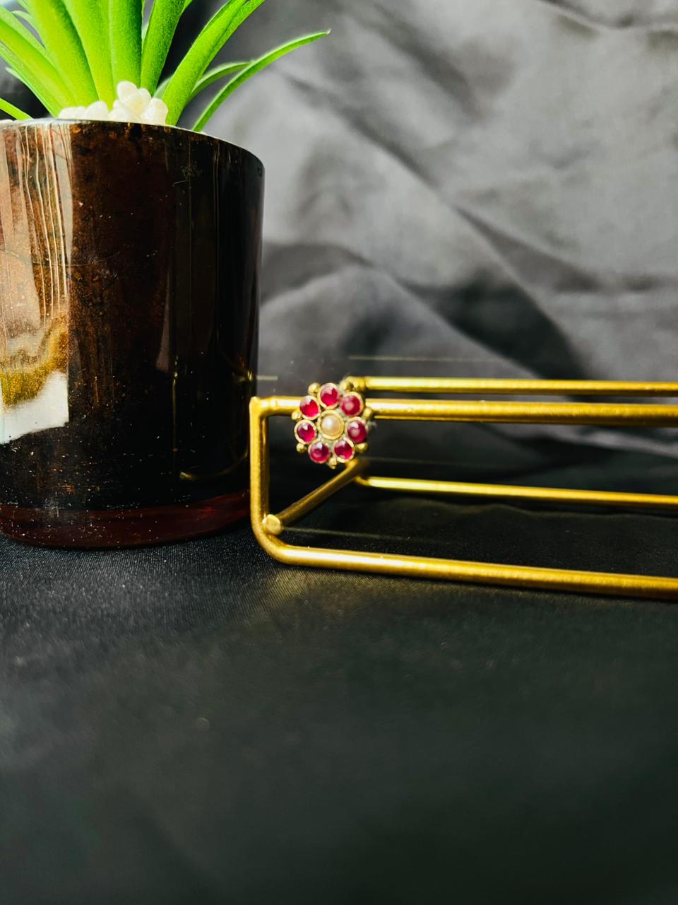 Ruby Nose Pin V1