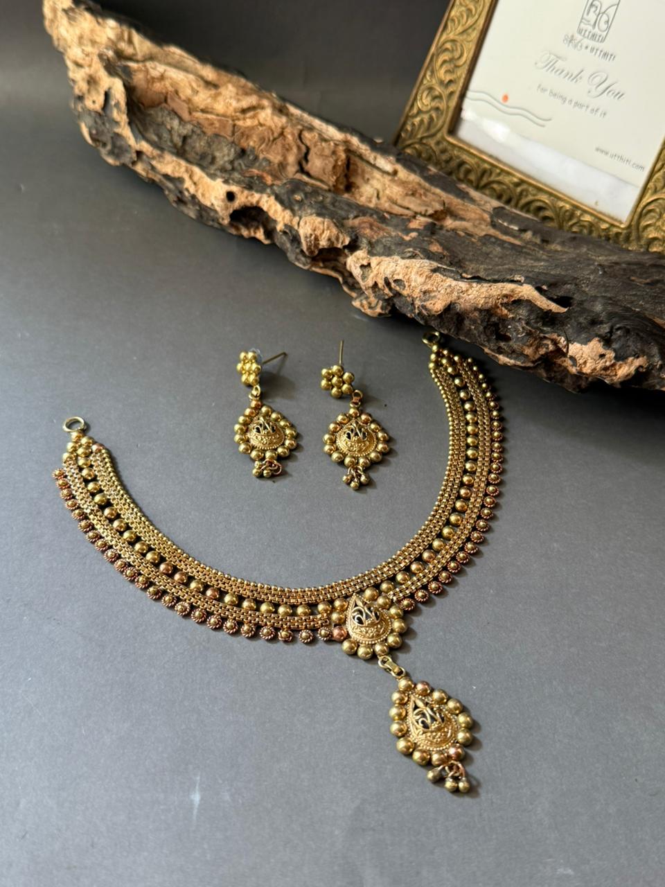 Temple Jewellery Choker Set V4