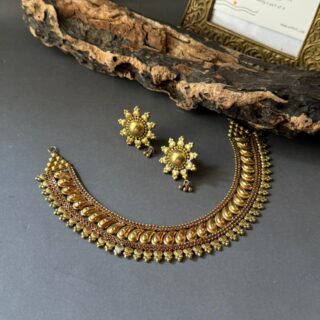 Temple Jewellery Choker Set V5
