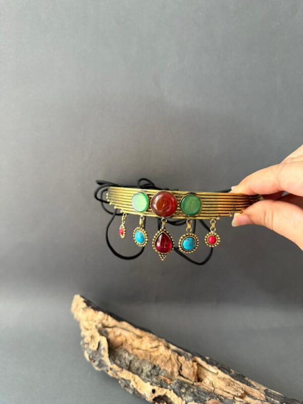 Tribal Brass Band Choker V1