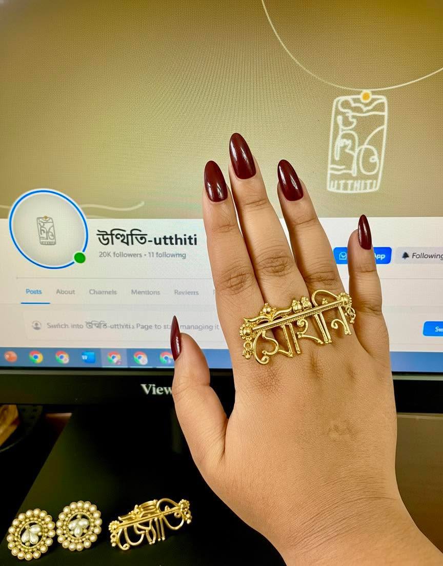 Customized Name Ring1.2