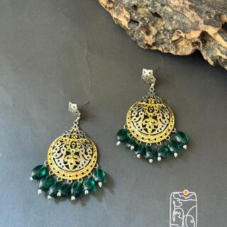 Dual-Tone Electroplated Earrings V3