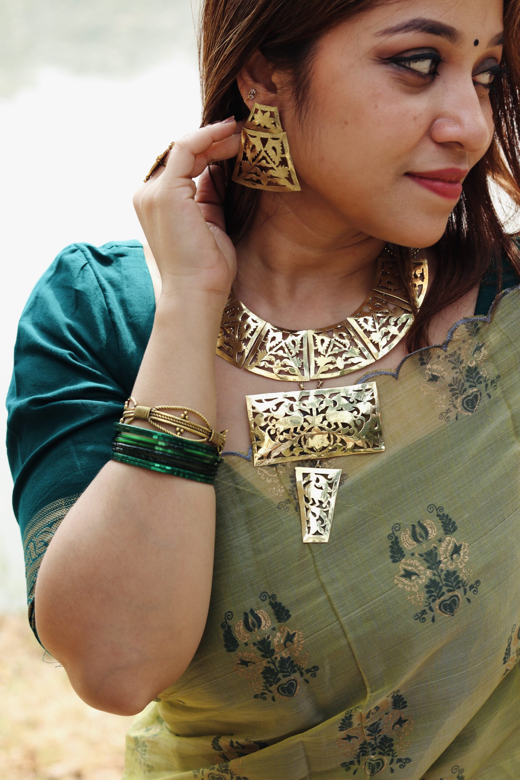 The Jamdani Jaali Set