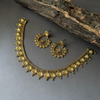Temple Jewellery Choker Set V6