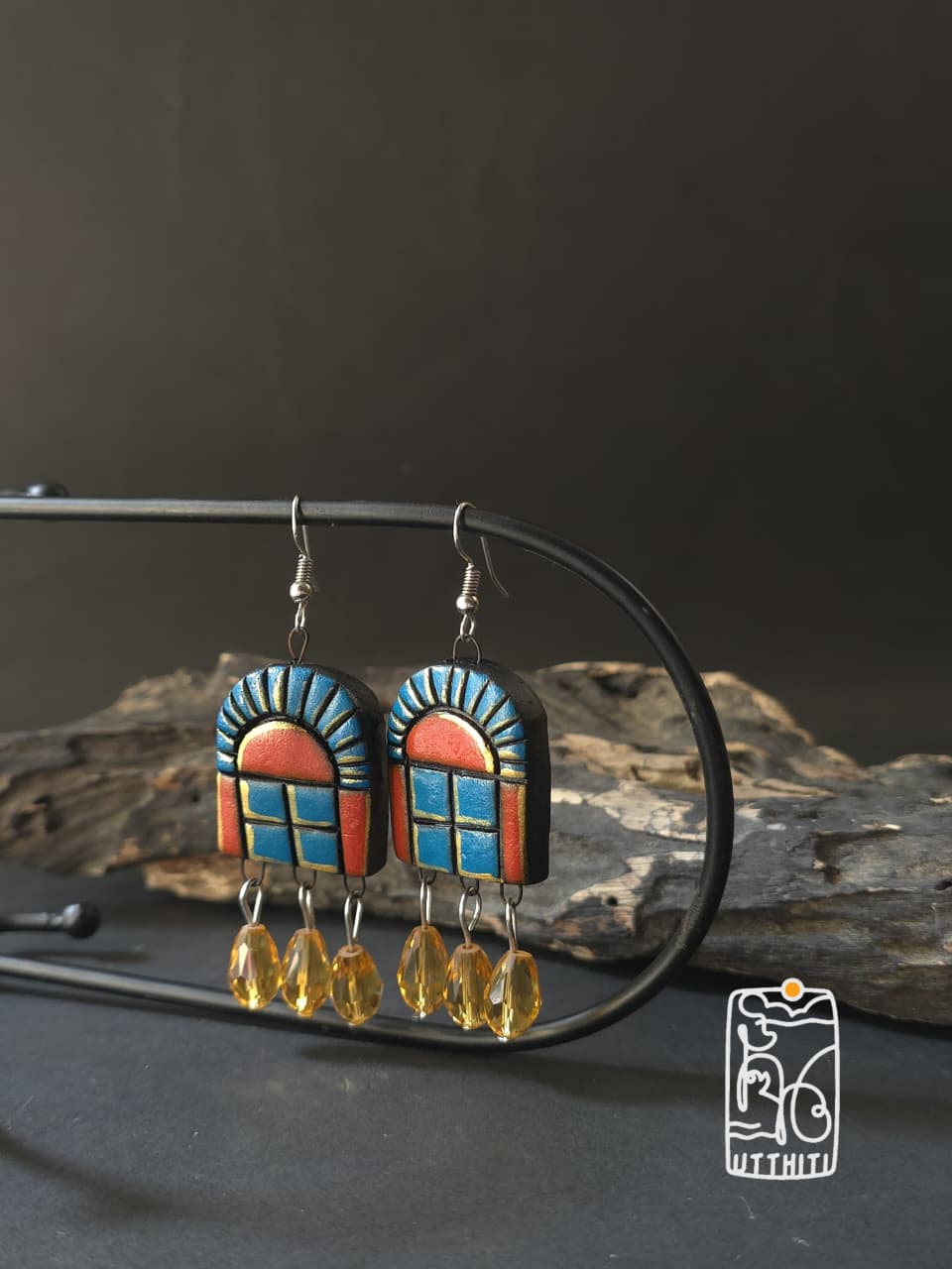 Terracotta Window Drop Earrings V2