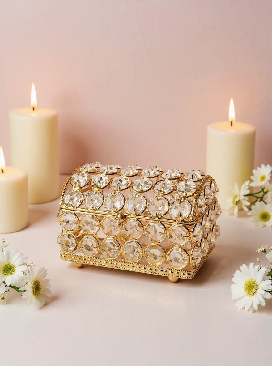 Decorative Crystal Jewelry Box V1