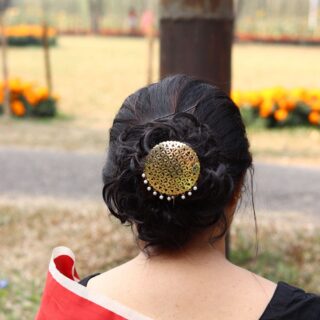 Bridal Bun Brooch V1