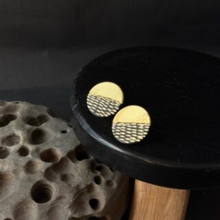 Golden Horizon Textured Studs