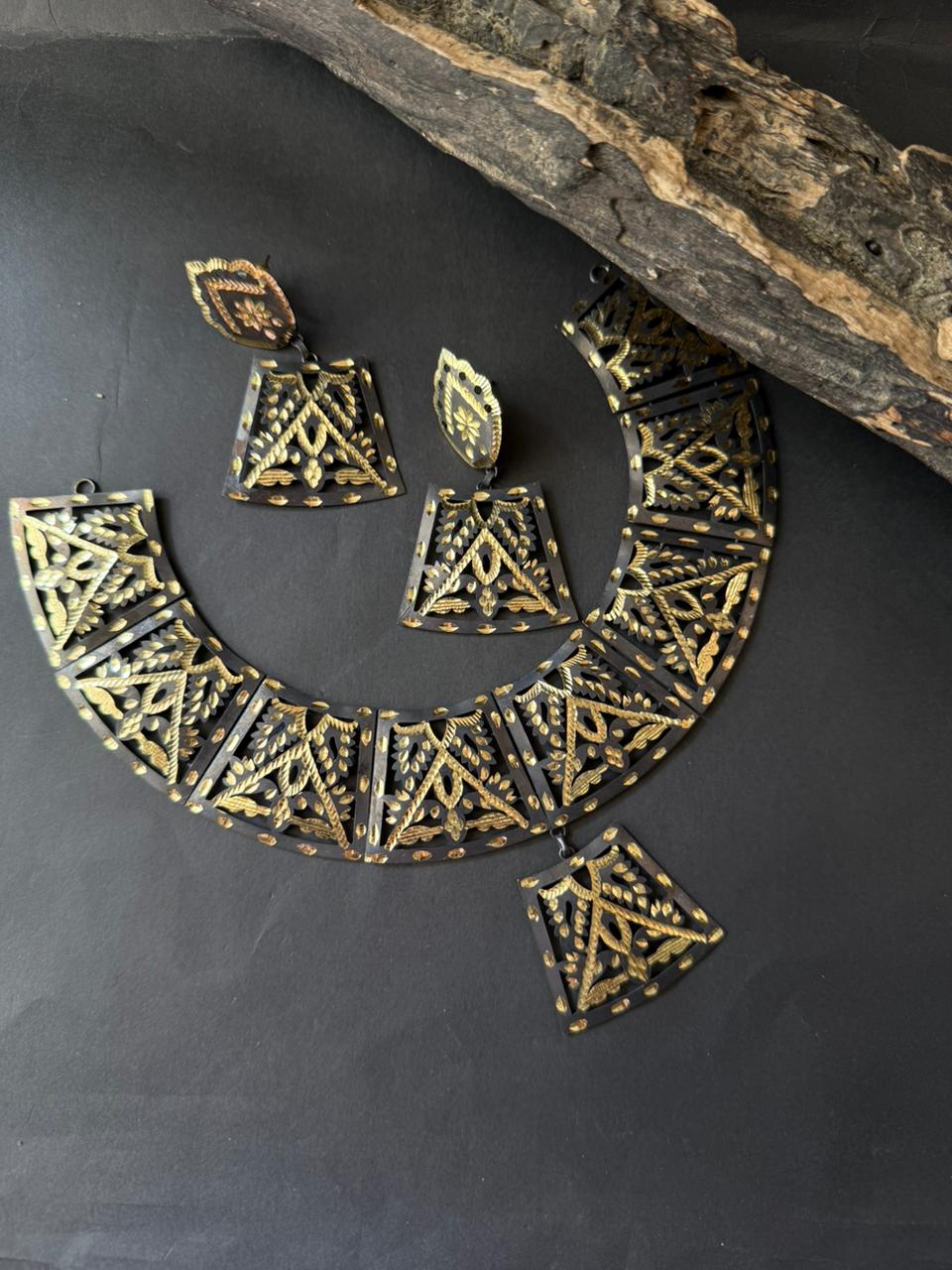 Jamdani Electroplated Set V1