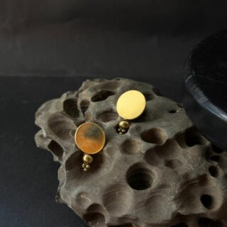 Temple Bell Golden Drop Studs