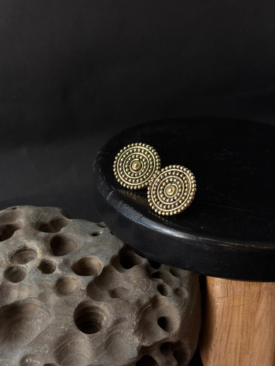 Vintage Radial Coin Studs