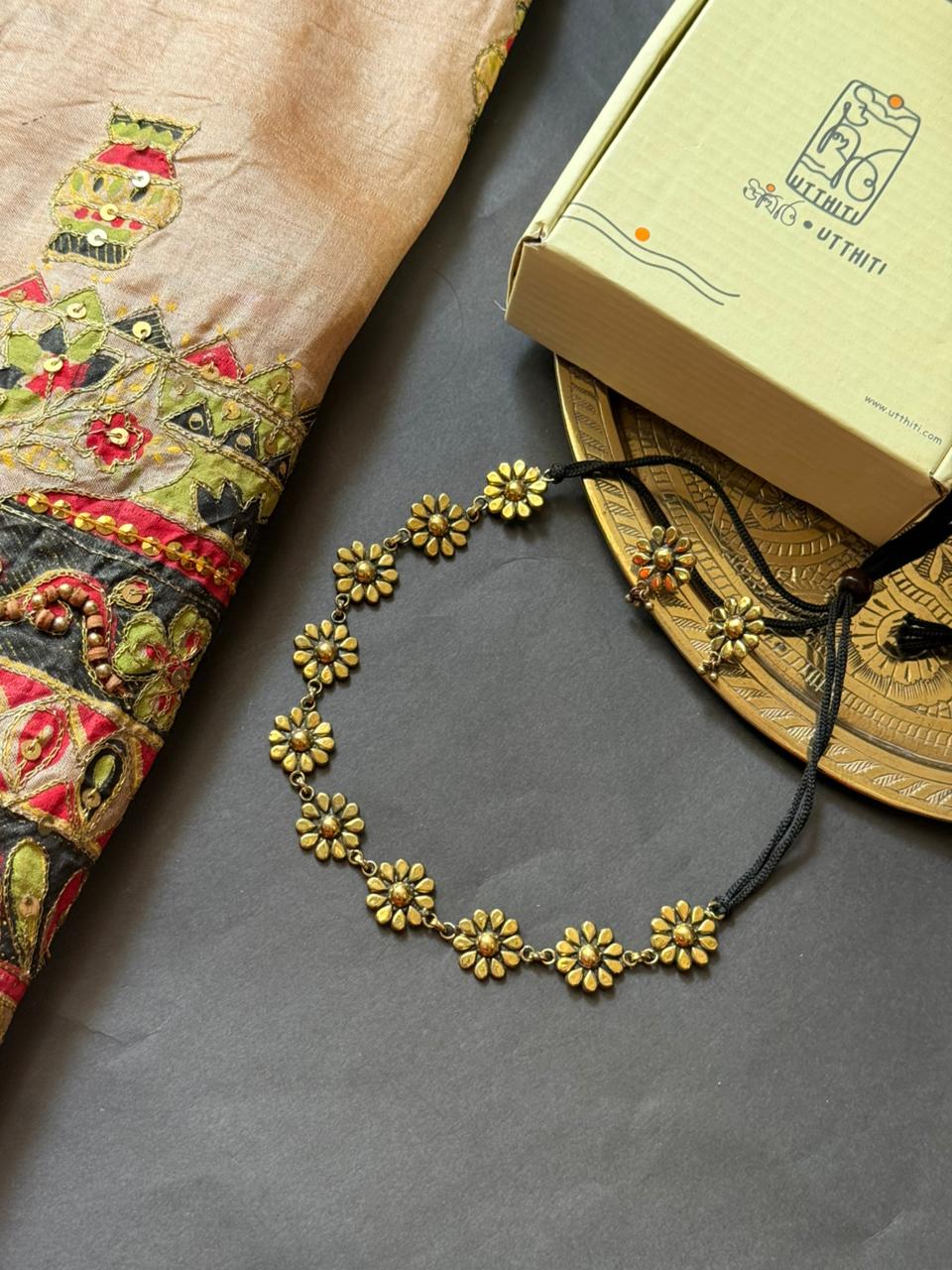 Antique Floral Choker
