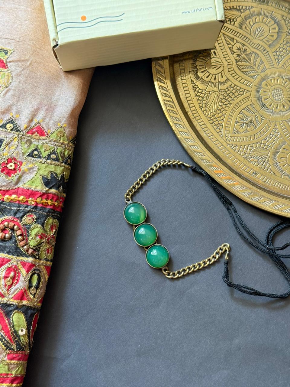 Green Stone Choker